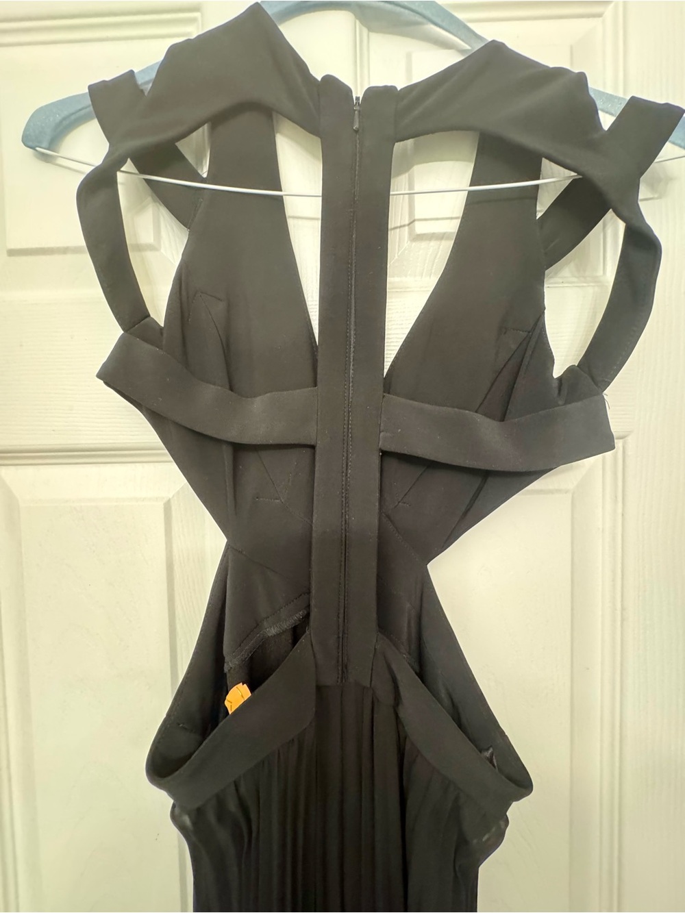 Black Strappy Cutout Dress